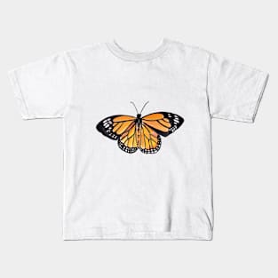 butterfly by watercolor Kids T-Shirt